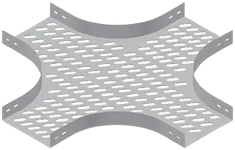 Pioneer perforated cable tray cross fitting